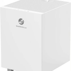 SHARKZILLA Evaporative Humidifiers, 1.3 Gallon, White