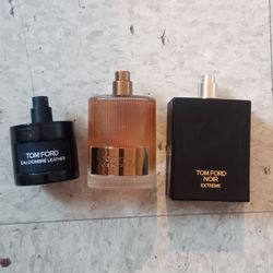 3 bottle's of Tom Ford cologne