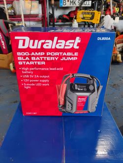 Brand new duralast 800 amp battery jumper $75