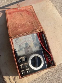 Lafayette TE-51 Analog Multimeter with Case