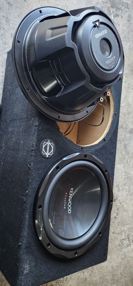 Kenwood Excelon KFC-XW12 12” Automobile Subwoofer, Peak 1200w,