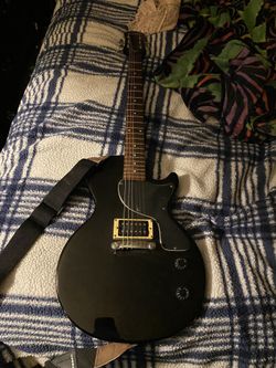 Gibson Epiphone Junior Still Has Pick guard Plastic On It