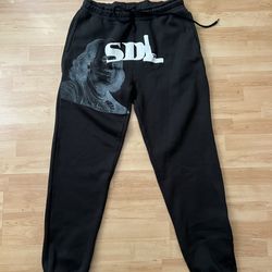Black sdl LA pants large (baggy)