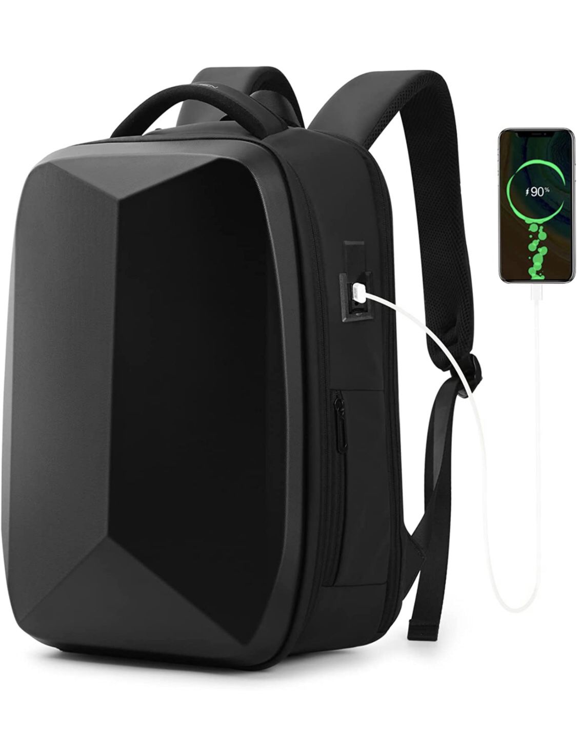 Brand NEW Hard Shell Laptop Backpack for Men, Anti-Theft Gaming Backpack 15.6" Laptop and Notebook Double Compartment, Waterproof 