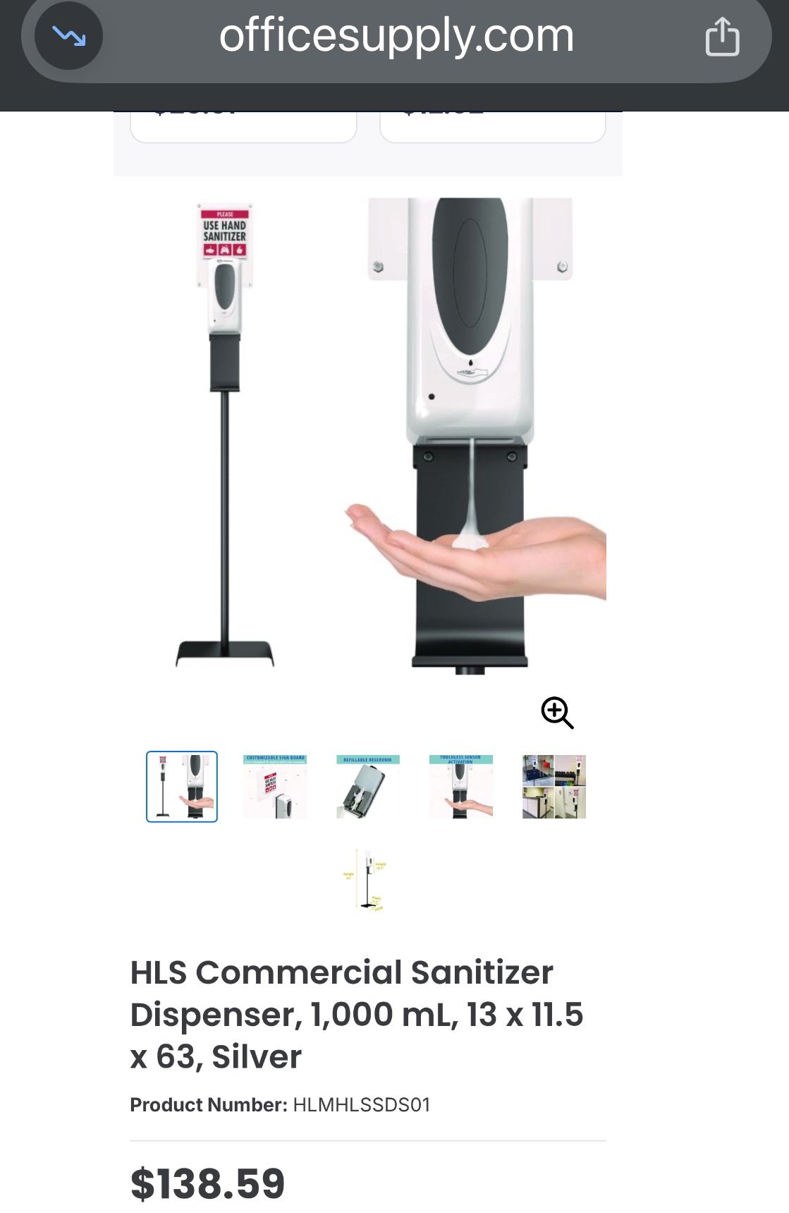 Hand Sanitizer Dispenser