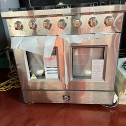 Forno Gas Oven Stainless Steel 6 Burner
