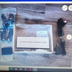Audio Video Processor 4K HDMI USB KVM Switch 