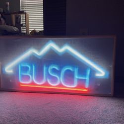 Neon Busch Sign