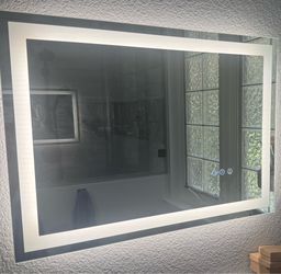 Back lit LED mirror