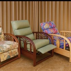 Rattan Recliner 