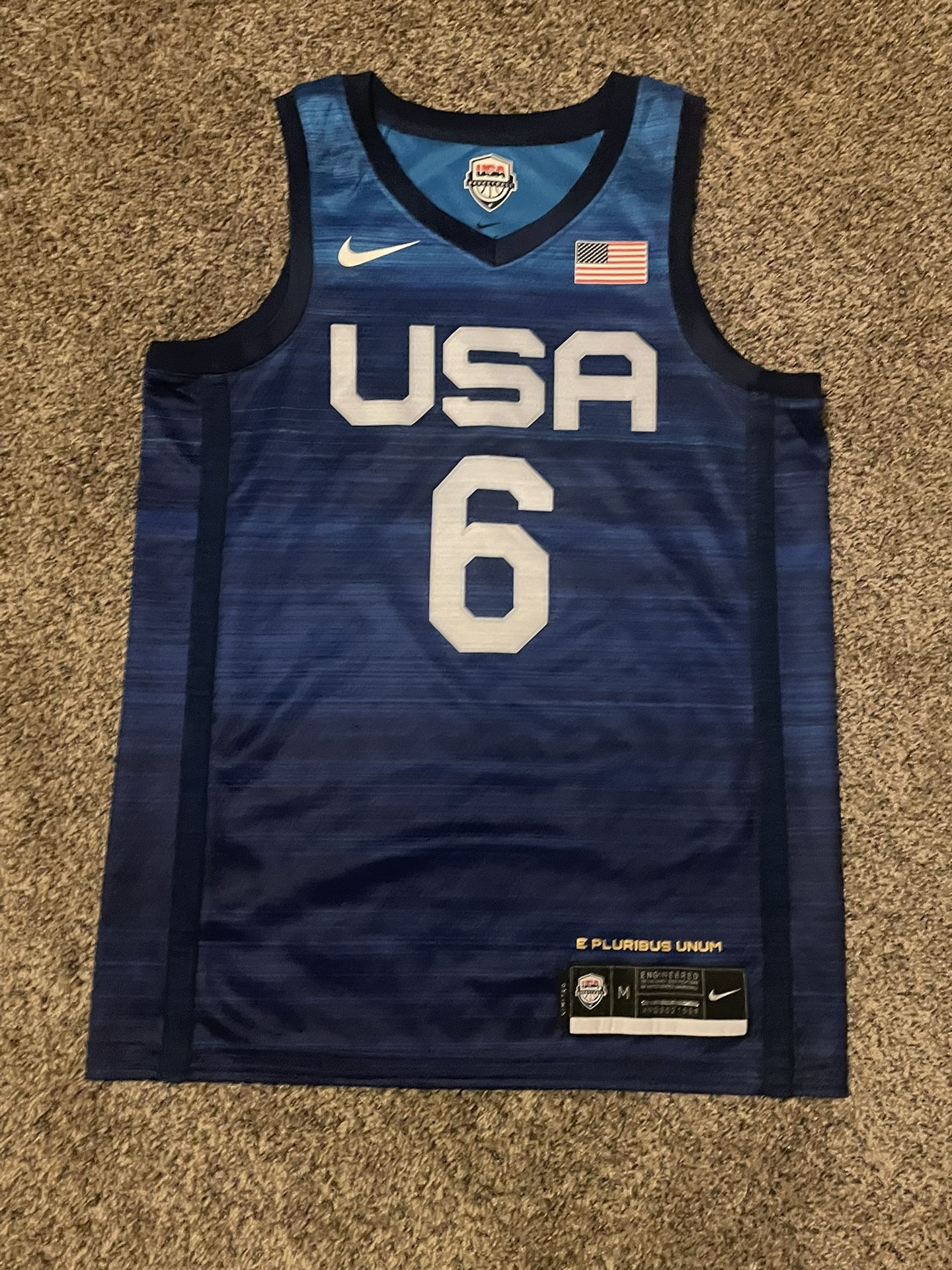 usa damian lillard jersey size m