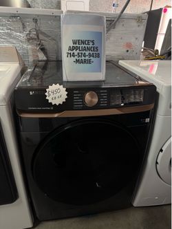 SAMSUNG FRONT LOAD WASHER IS 5.0 CUBIC FEET