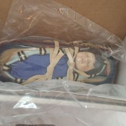Sacajawea Porcelain Doll & Baby