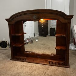 Headboard With Mirror
