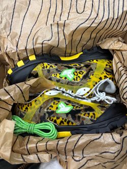 Sicko x PDF Channel Yellow Cheetah Hiking Shoes