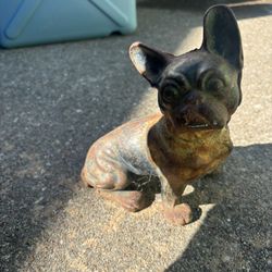Antique Cast Iron Boston Terrier Door Stop