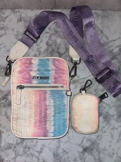 Steve Madden Tie-Dye Crossbody Bag with Matching Zip Pouch