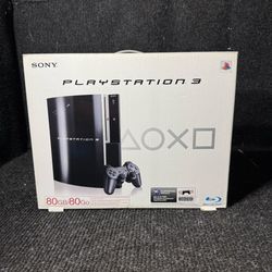 Ps3 Fat 80GB Console Bundle with Box