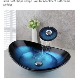Brand New! In Box! Beautiful Vessel Sink
