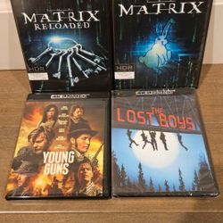 4k Movies - $10 Each