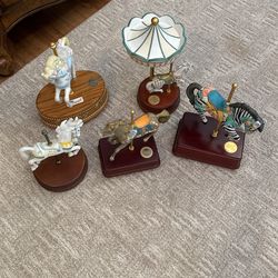 Vintage San Francisco Carousel Music boxes