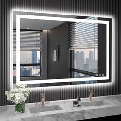 48 X 32 Led Bathroom Mirror with Defogger
