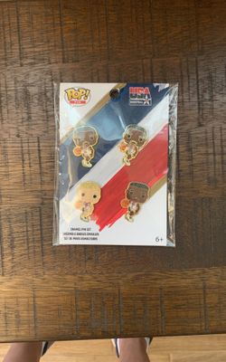 POP Funko Collectors USA Basketball Pin Set