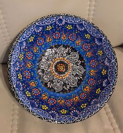 Handmade Turkish(?) decorative bowl