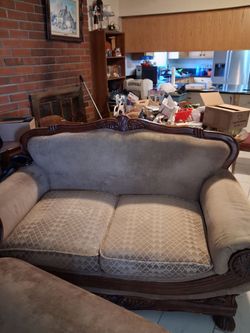 Couch and soft seat and chair for sale