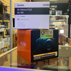Sony A6700 W/ Sigma 18-50 F2.8 Bundle