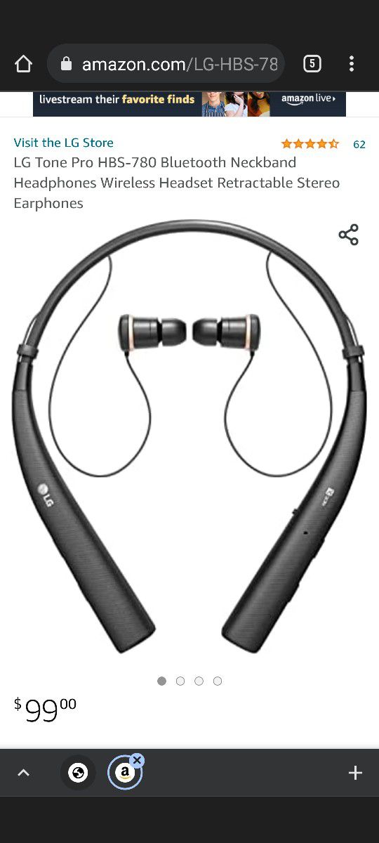 LG TONE PRO® Bluetooth® Wireless Stereo Headset (Black)