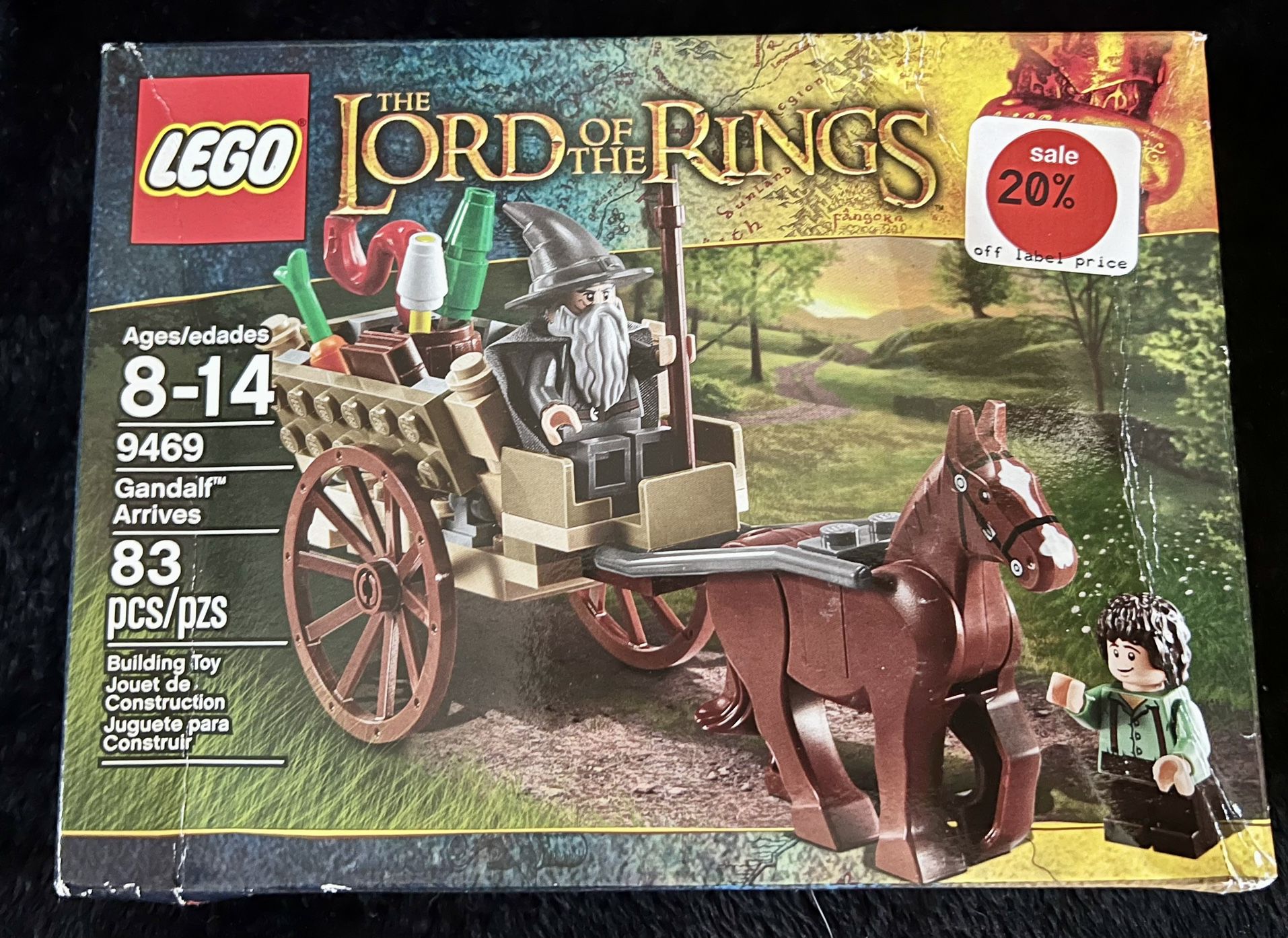 LEGO The Lord of the Rings Gandalf Arrives 9469 Building Set NEW SEALED