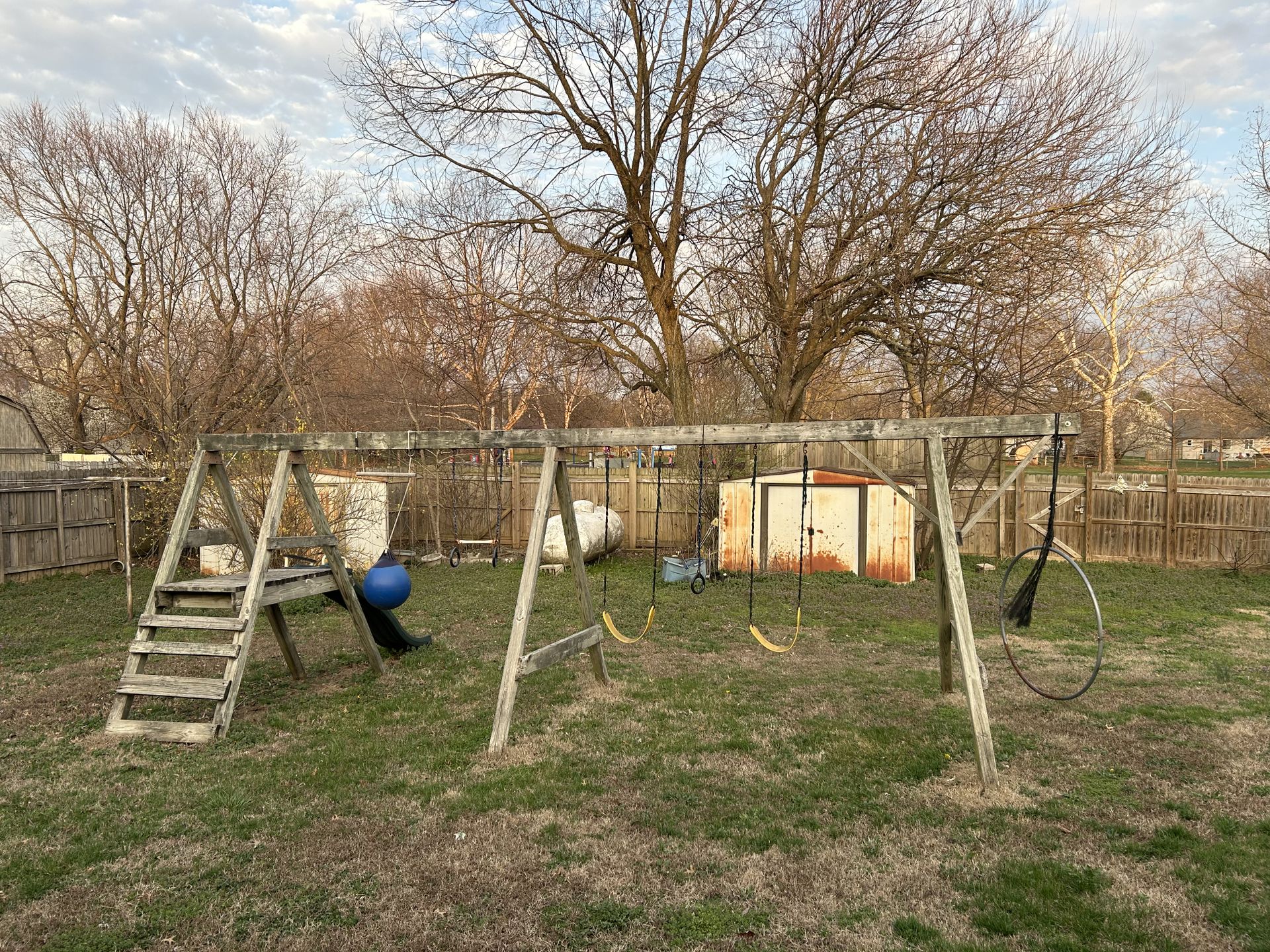 Large swing set