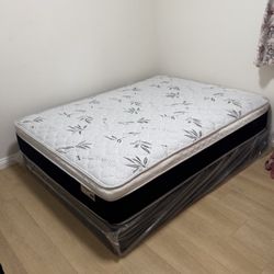 New Full Size Mattress And Box Spring 