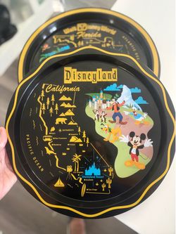 Pair of Vintage Disney Trays