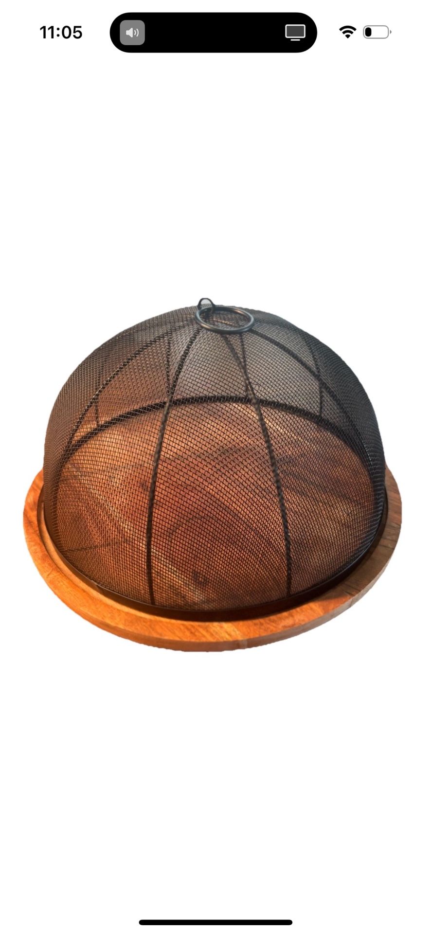 Picnic Wood Cheese Board With Cover USED ONCE ONLY