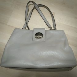 Large Turn Lock Beige Kate Spade Purse