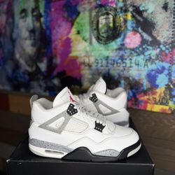 Jordan 4 White Cement 