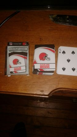 Cleveland browns play cards