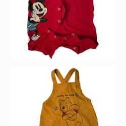 Disney 18 Month Baby Clothing Mickey Mouse And Winnie the Pooh