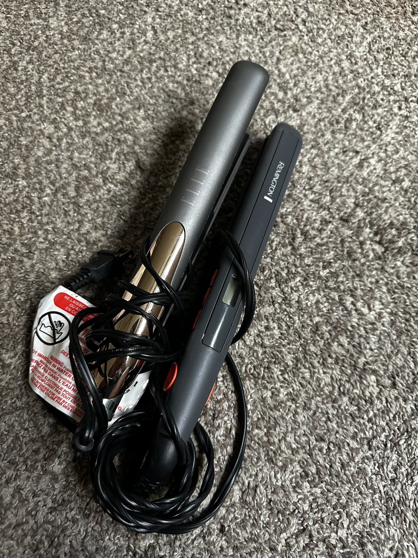 Straighteners Sold Separate 