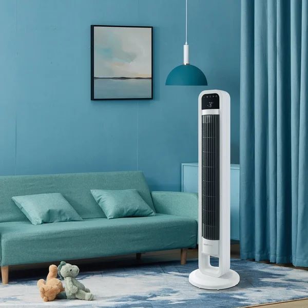 OmniBreeze Tower Fan with Internal Oscillation and Wi-Fi $29.99