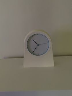 Clock and book shelf