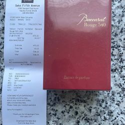 Baccarat Rogue 540