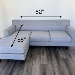Gray Sofa New Condition