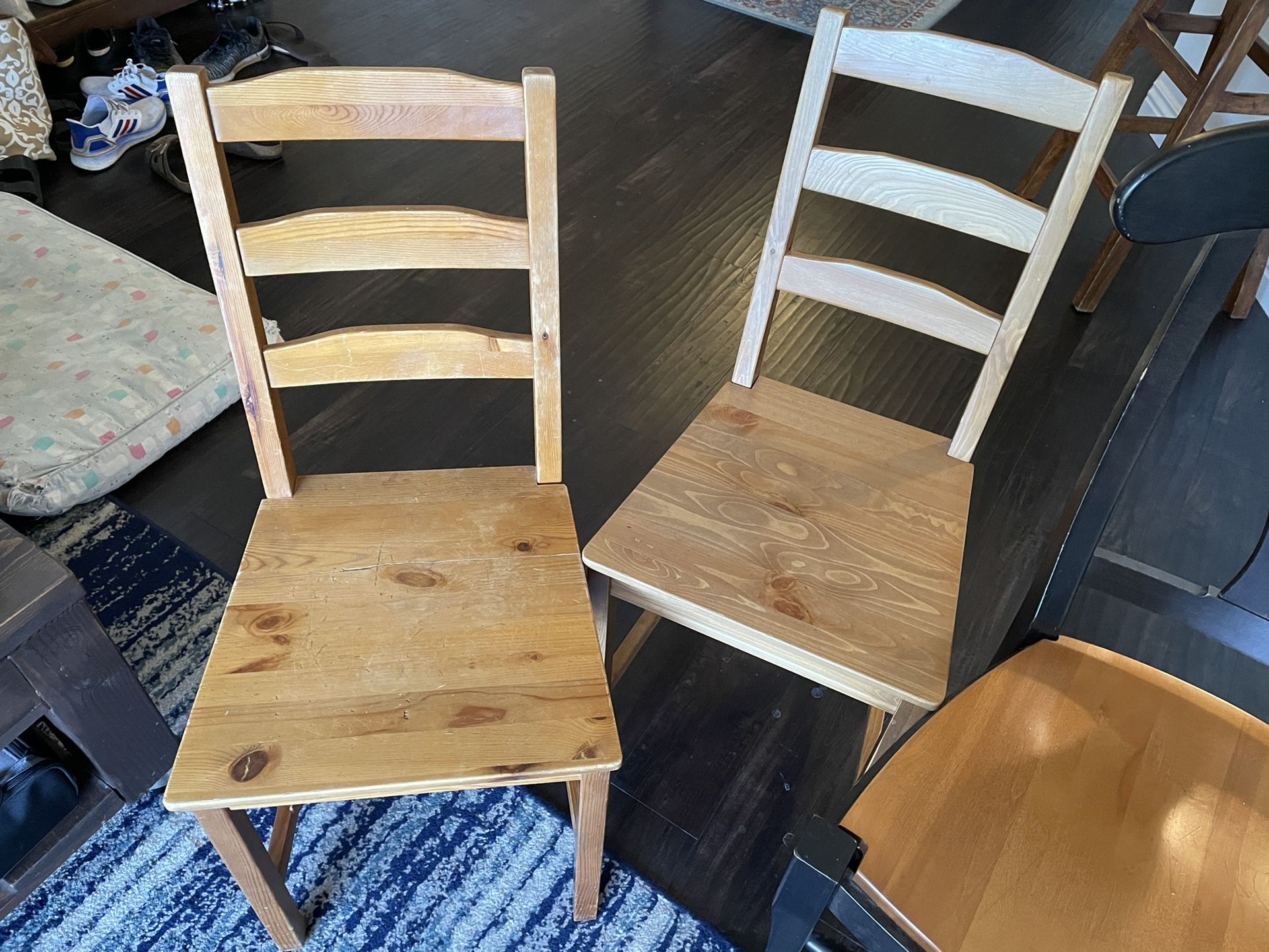 Wood Chair - Just The Middle One