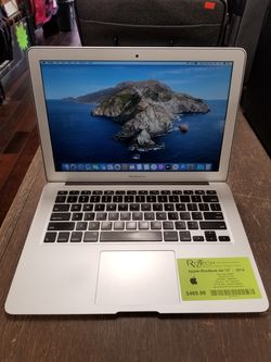 2014 Apple MacBook Air i5 4GB RAM 128GB SSD Webcam WiFi Bluetooth 13.3" Screen macOS Catalina