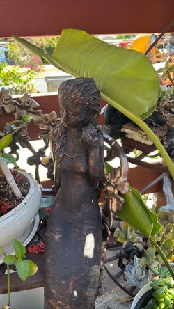 Mermaid statue cash only