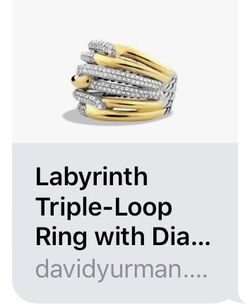 David Yurman Ring - NEW