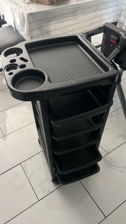 Salon trolley cart with wheel and 5 Drawers